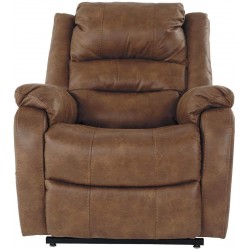 Electrical Recliner Chair With Dark Brown In Leather