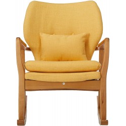 Rocking Chair In Yellow Colour