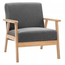 Henny Gray Coloured Wooden Chair