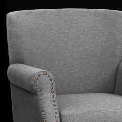 Mulsson Gray Coloured Armchair