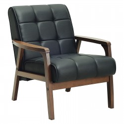 Fizzy Black Coloured Wooden Chair