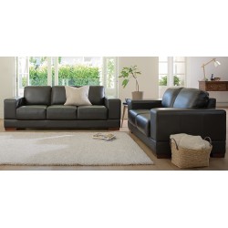 Humson Black Coloured 1-2-3 Seater Sofa