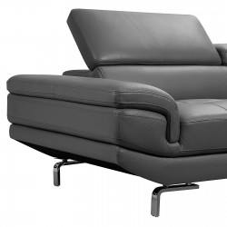 Veelik Dark Gray Coloured 7-8-9 Seater L Shaped Sofa